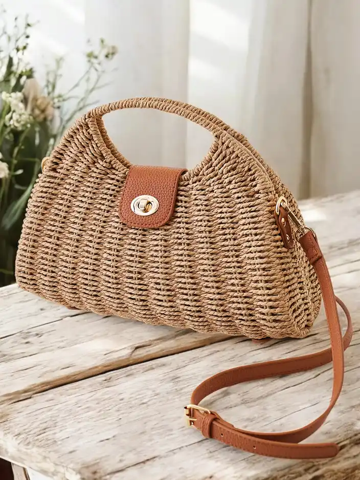 Royalfashion Kicsi fonott táska típusú bőrönd