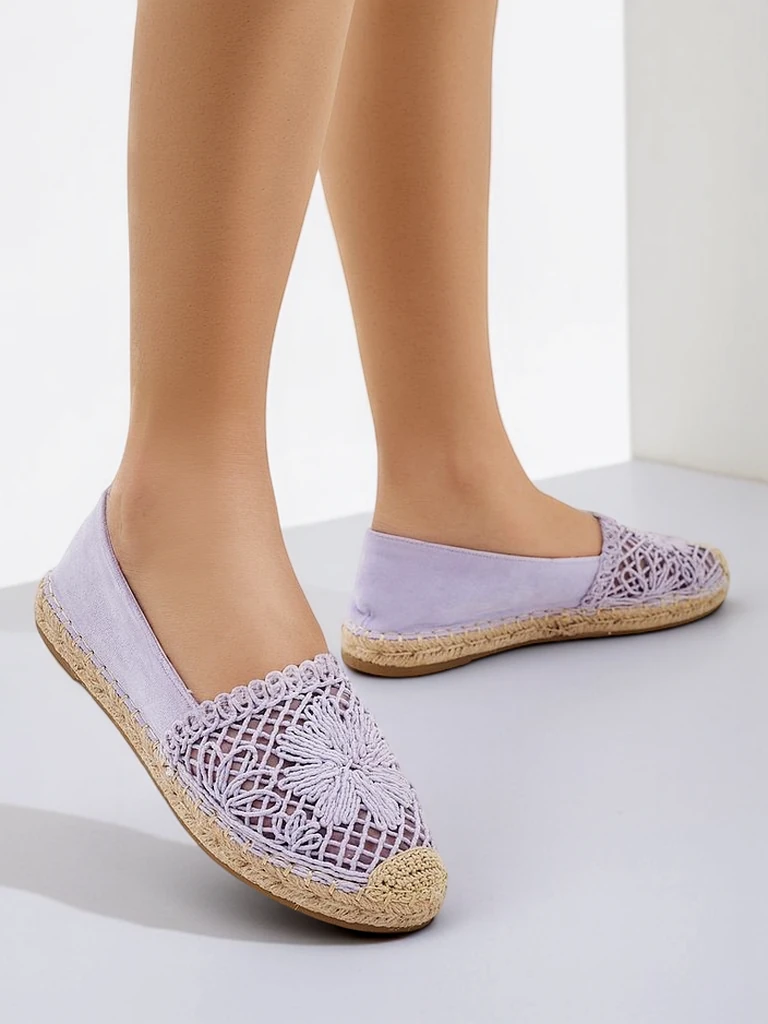 Royalfashion Női perforált espadrilles Verela