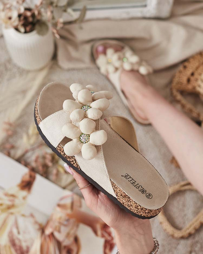 Royalfashion Női Polidda Flower Strap Flip Flops