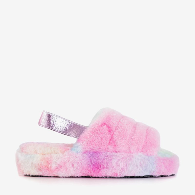 OUTLET Tarka női szőr papucs Fornax - Lábbeli