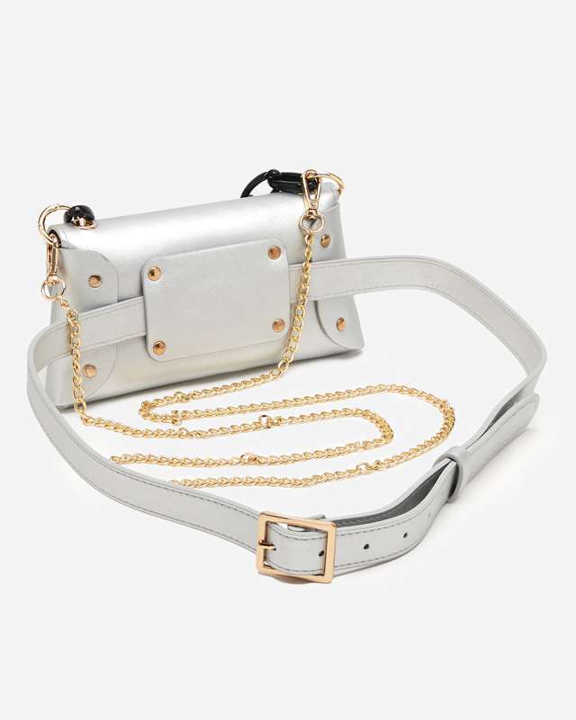 Ezüst kis vesetáska dombornyomással - Kiegészítők