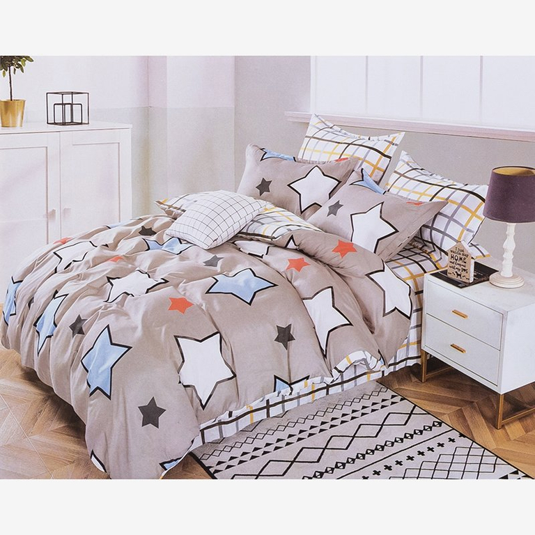 Csillagokkal ellátott ágynemű 160x200 3 részes szett - Ágynemű