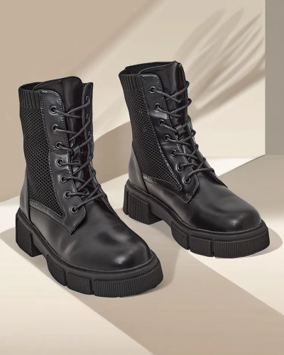 Nyitott női lapos bokacsizma Rowic