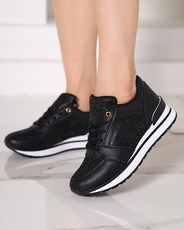 OUTLET Fekete női sportcipő Uzzuci- Lábbeli