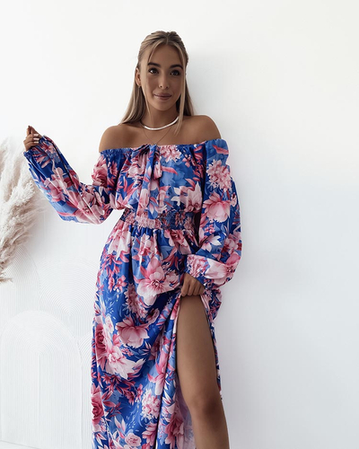 Royalfashion Női midi ruha eredeti mintával