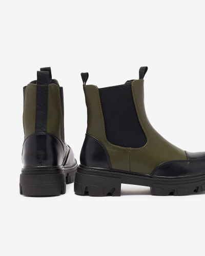 Royalfashion Sötétzöld női Userrus csizma