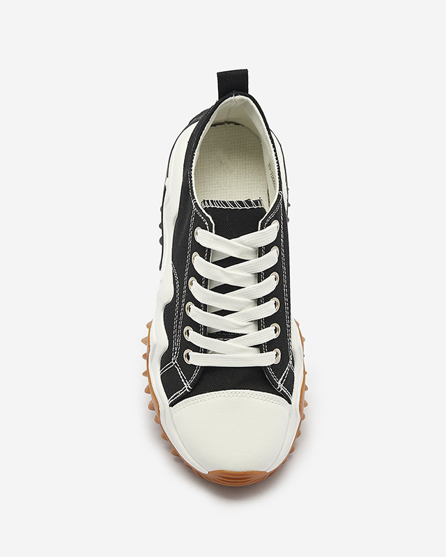 Sportcipő a'la tornacipő fekete színben Ascota- Footwear