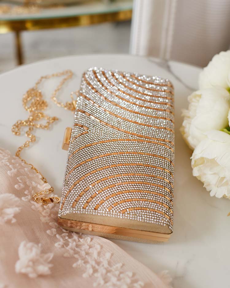 Royalfashion Fényes boríték kézitáska nőknek