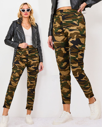 Royalfashion Green női szigetelt moro harci nadrág
