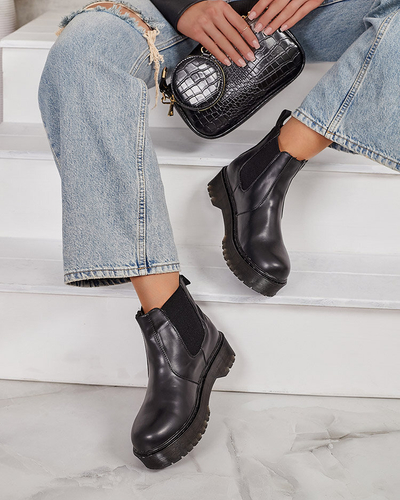 Royalfashion Női eko bőr Movitas csizma