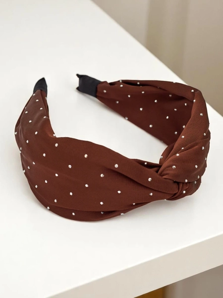 Royalfashion Fejpánt strasszokkal Shine Twist