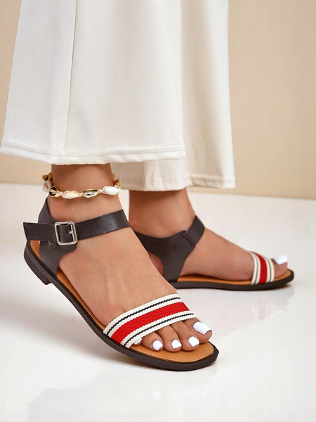 Királyi divat Női lapos talpú szandálok Naya