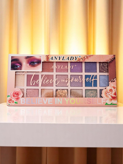 ANYLADY 21 színű szemhéjfesték paletta csillámos és matt Glamour Szín&Nude