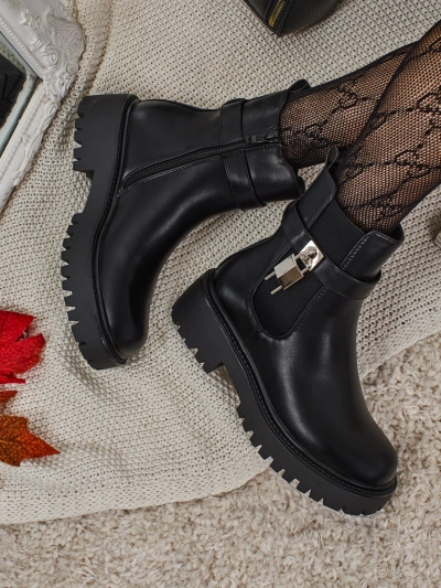 Talve női öko bőr bokacsizma