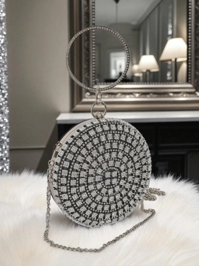 Royalfashion Női borítéktáska cirkóniával Elira Noir