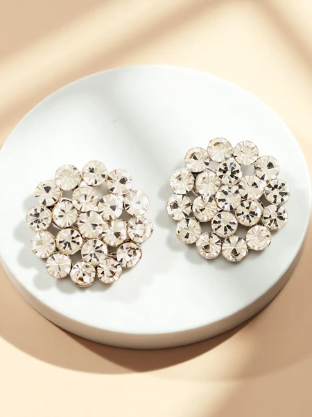 Royalfashion női klipszes fülbevaló cirkóniával