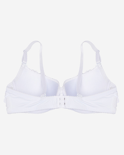 Női párnázott melltartó fehér színben- Fehérnemű