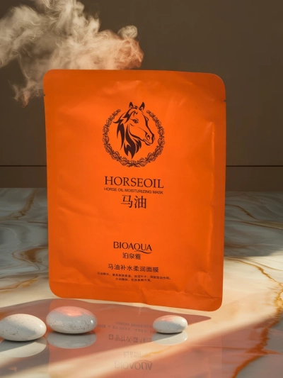 BioAqua Equilla Mask lóolajos hidratáló arcmaszk 25ml száraz bőrre
