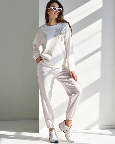 Royalfashion Női viszkóz szett virággal