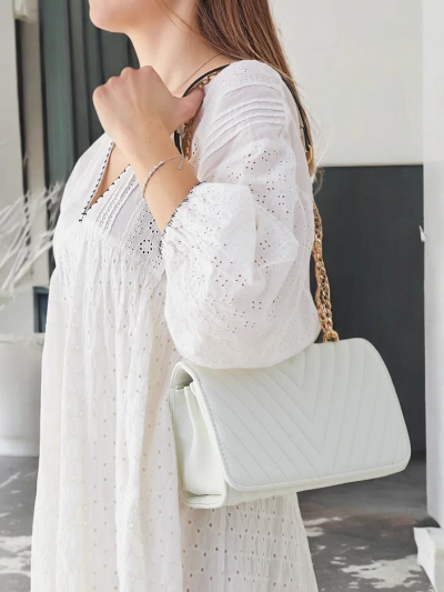 Royalfashion steppelt kis női táska öko bőrből