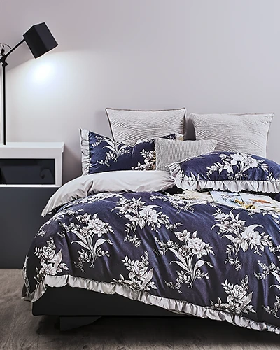 Royalfashion Mintás ágyneműszett fodrokkal 160x200 3 DARABOS