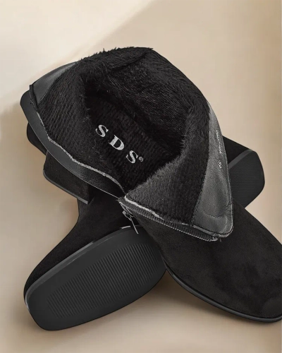 Royalfashion Női boka csizma poszton Losite