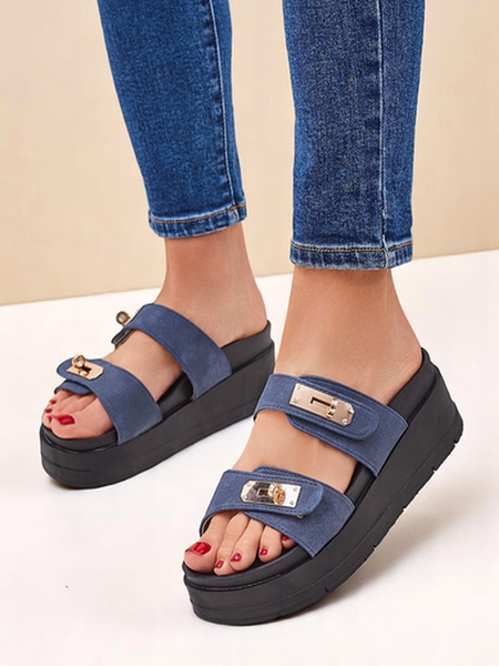 Királyi divat női platform szandál csatokkal - Dalia