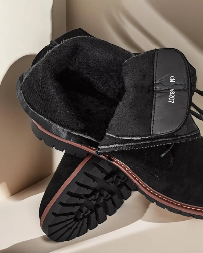 Royalfashion Női csipkés bokacsizma Gosop