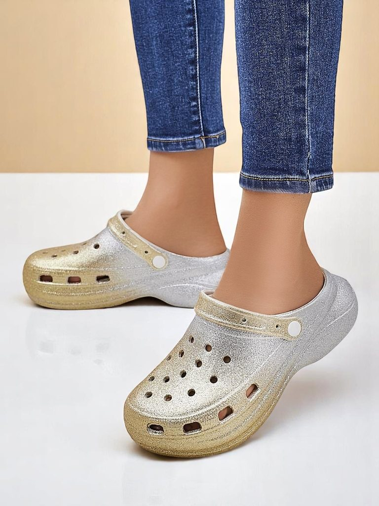 Royalfashion Női gumis nyári szandál kivágásokkal Dellosa