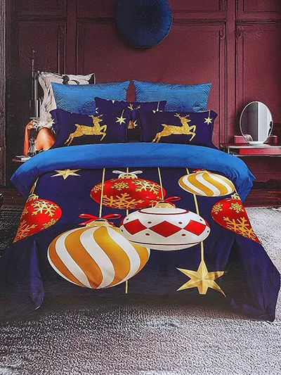 Royalfashion Karácsonyi ágynemű szett 160x200 teljes 3-részes