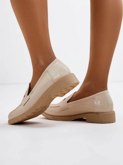 Royalfashion Női lakk mokaszin Aylay