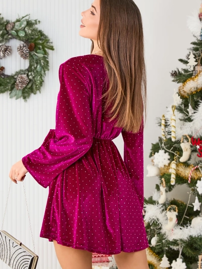 Royalfashion Női ruha strasszokkal
