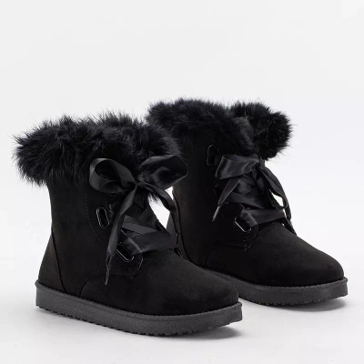 OUTLET Fekete női hócsizma a Ritalo-tól - Footwear