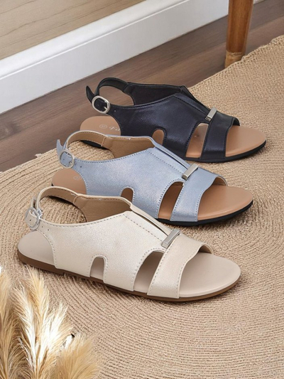 Royalfashion Női lapos talpú szandál Solea Comfort