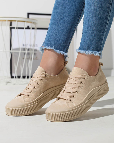 OUTLET Bézs női sportcipő Dollof- Footwear