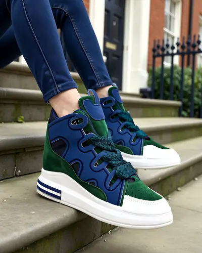 Royalfashion Magas sportcipő nőknek rejtett sarokkal Oblaffi