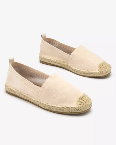 Royalfashion Bézs női espadrilles Lessilla