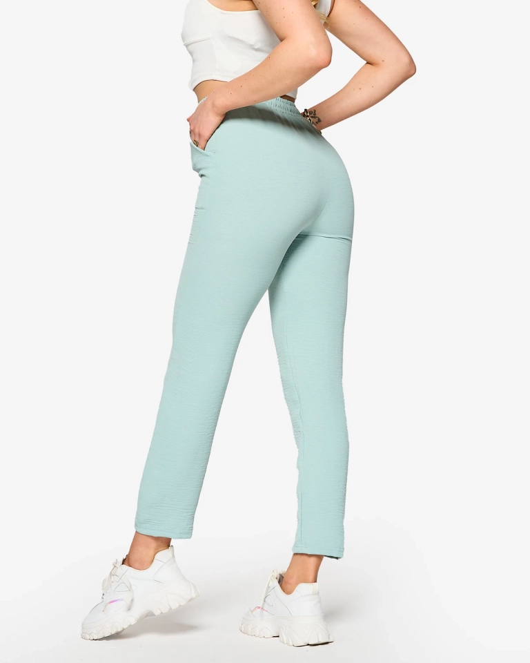 Mint női egyenes szövetnadrág - Ruházat