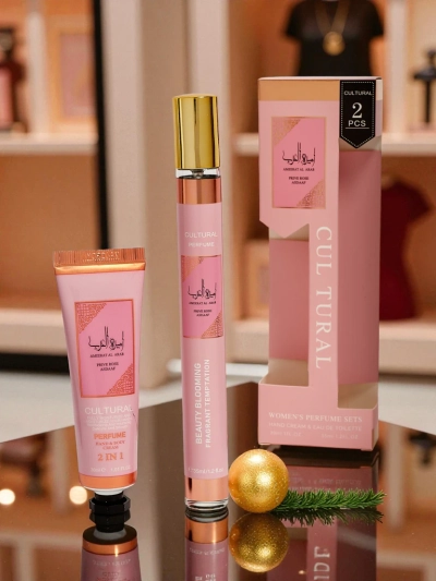 Private Rose ihlette női Eau de Parfum és kézkrém szett