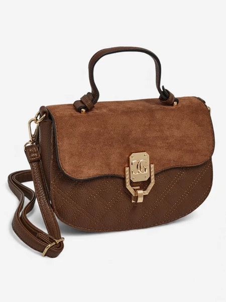 Luna Női Táska Sötétbarna Öko Bőr Elegáns