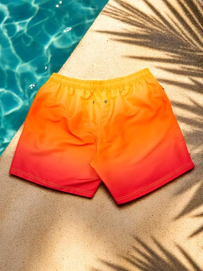 Royalfashion Férfi ombre sport rövidnadrág védőhálóval
