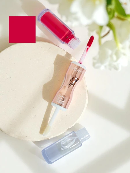 Rúzs és színtelen szájfény 2 az 1-ben Lásd Fuchsia