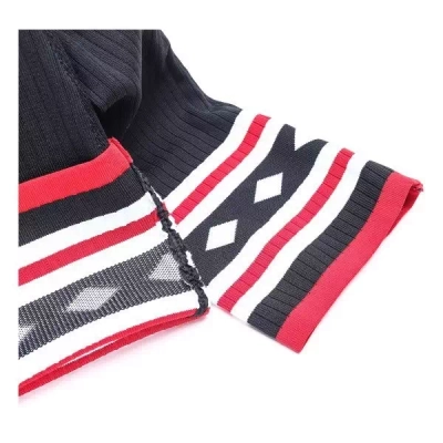 OUTLET Fekete csizma a'la lapos zokni Salvia- Shoes