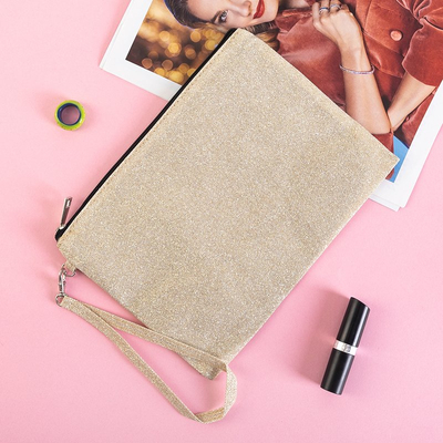 Arany csillogó kozmetikai táska - Táskák