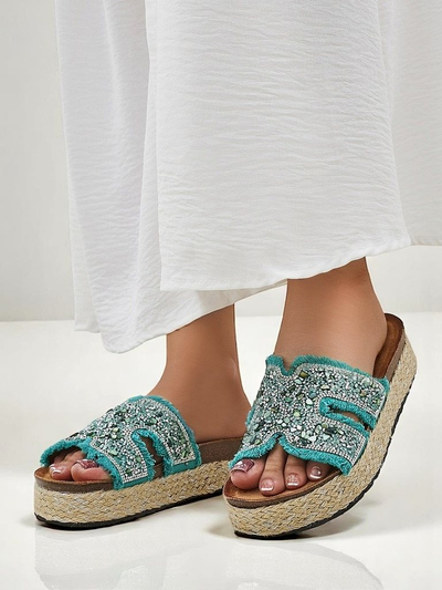 Royalfashion Női szandálok Candy Candy díszítéssel