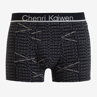 Fekete férfi boxer, PLUS SIZE felirattal - Fehérnemű