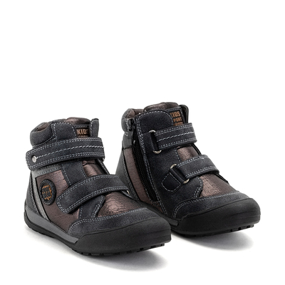 Gyermek fekete Allki csizma - Cipő