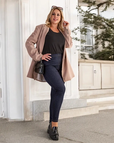 Royalfashion női treggings PLUS SIZE nadrág