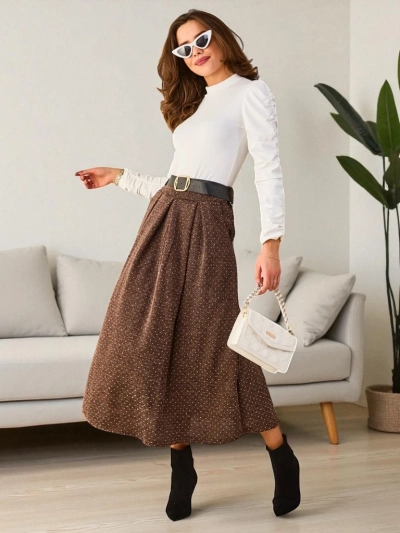 Royalfashion Női midi szoknya