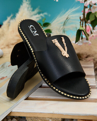 Royalfashion Női öko bőr flip-flop Cemenna